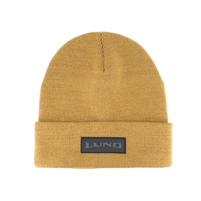 Tan Beanie Product Image on white background