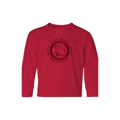 Catch Release Long Sleeve Product Image on white background