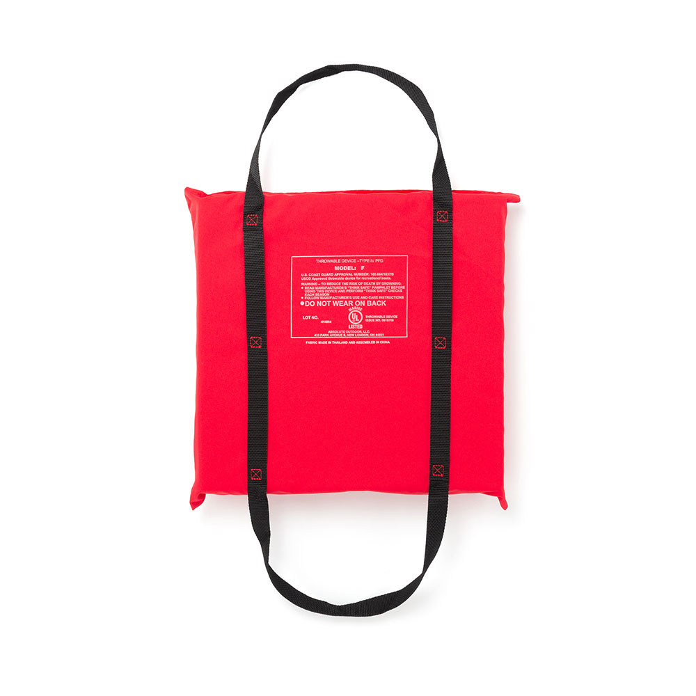Throwable Foam Cushion Red Lund Boats Gear