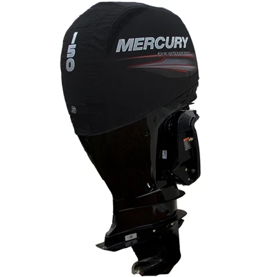 Black Mercury Breathable Engine Cover - 150HP 4 Stroke product image on white background	