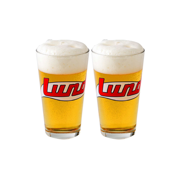 Lund Retro Pint Set Product Image on white background