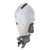 White Mercury Breathable Engine Cover - 300hp, 4.6L V8 2018-2024 Front product image on white background