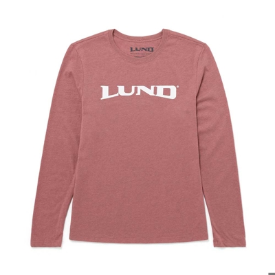 Womens Classic Long Sleeve Front product image with Lund logo on the front