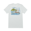 Lund Catching Fish Tee Back Product Image on white backgroun