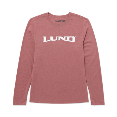 Womens Classic Long Sleeve Front product image with Lund logo on the front