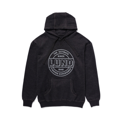 Ultimate Hoodie product Image with the word "LUND" and "The Ultimate Fishing Experience" on the front