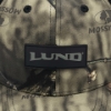 Lund Patch on the front of Camo Cap