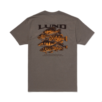 Midwest Panfish Tee Front Product image with Lund logo on the left chest