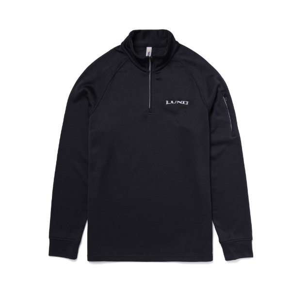 Lund Quarter Zip Pullover Front Product Image with Lund logo on the left chest