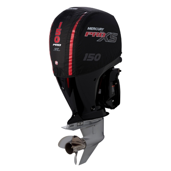 back view of Mercury 150hp ProXS Vented Splash Cover