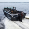 Mercury Vented (Breathable) Engine Cover - 115 ProXS  back of boat lifestyle shot