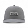 Front image of the Lund Casting Hat that has a rectangular patch with the "LUND" logo and the phrase "FOR A LIFETIME" underneath.