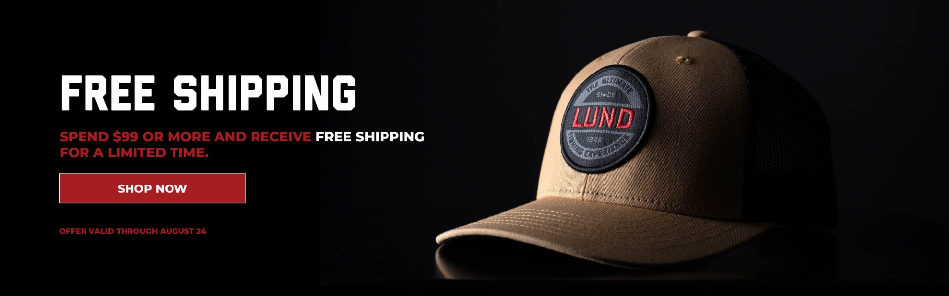 Free shipping on orders of $99 or more through 08.24.25