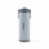 White 46 oz. Igloo stainless steel insulated bottle with Igloo logo