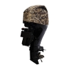 Shoreline Grass camo splash cover fitted on a Mercury 40-60HP outboard engine