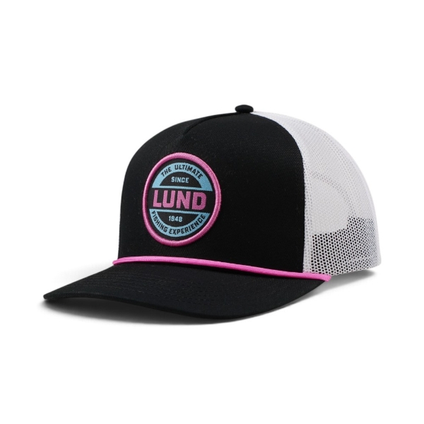 Lund Retro Neon hat from angled front view