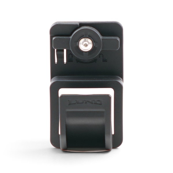 Front of Lund Nylon Sportrak Bracket – Mini Straight with Lund logo