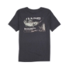 Back of Women's Fishing Tee showing Lund logo and fishing graphic