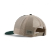 Back quarter view of Back of Lund Owner’s Club Hat with patch on mesh