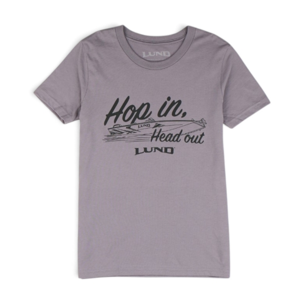 Front of Youth Hop In Tee - Grey