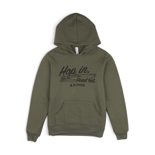 Youth Hop In Hoodie – Cotton Fleece Graphic Pullover