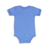Back of Lund Onesie – Blue Cotton Baby Bodysuit