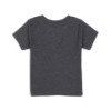 Back of blank black cotton shirt